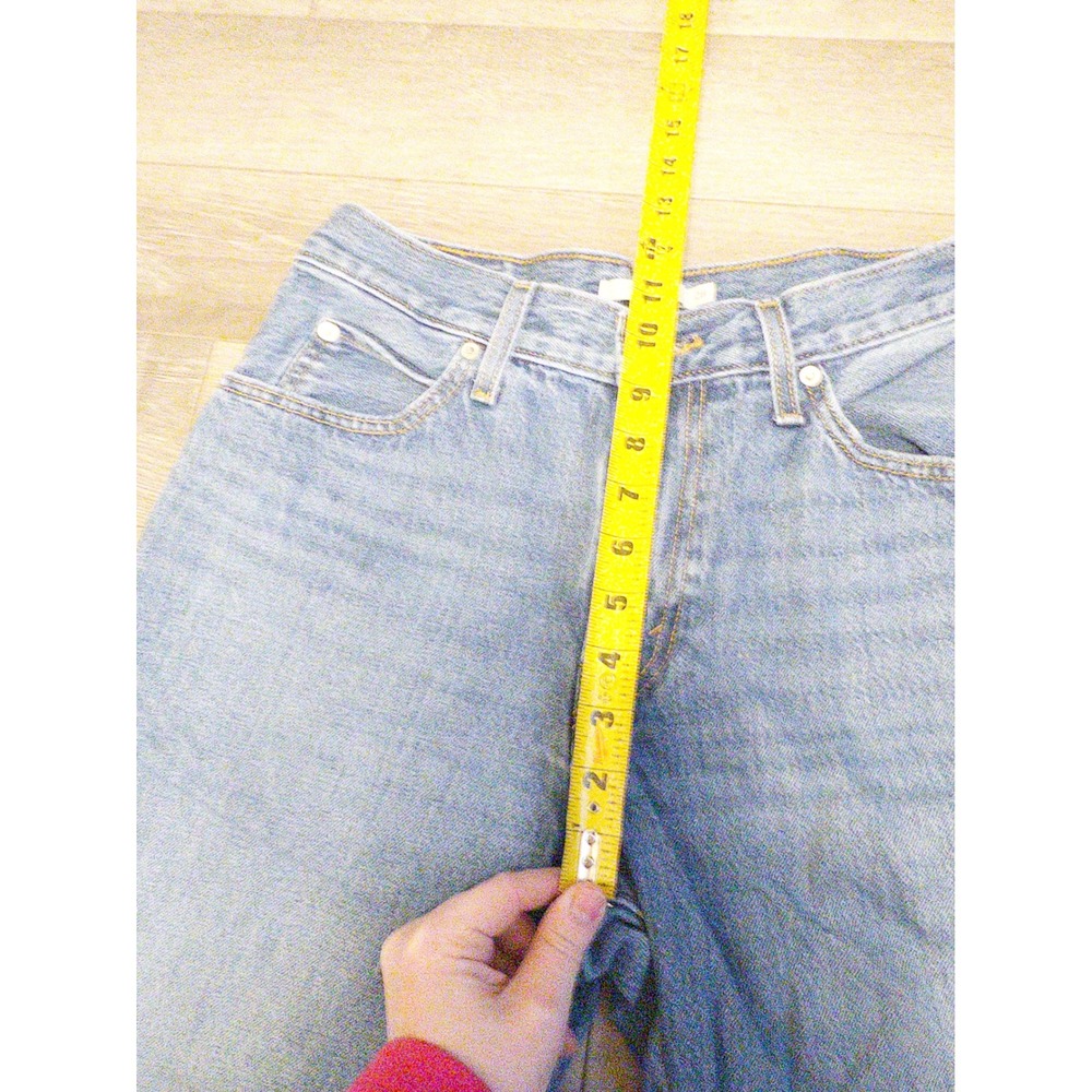 Levi's 94 Baggy Jeans Women 28x31 High Rise Straight Leg Light Wash - Picture 10 of 11